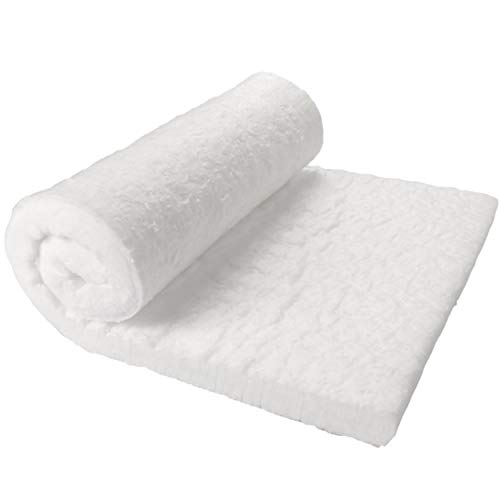 Lynn Manufacturing Kaowool Ceramic Fiber Insulation, 1' Thick x 12' x 24', 2400F Fireproof Insulation Blanket, 3023E