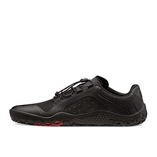 Vivobarefoot Primus Trail II FG, Mens Recycled Off-Road Shoe with Barefoot Firm Ground Sole Obsidian