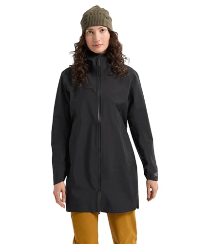 Arc'teryx Salal Jacket Women's | Versatile Comfortable Gore-Tex Shell | Black, Large