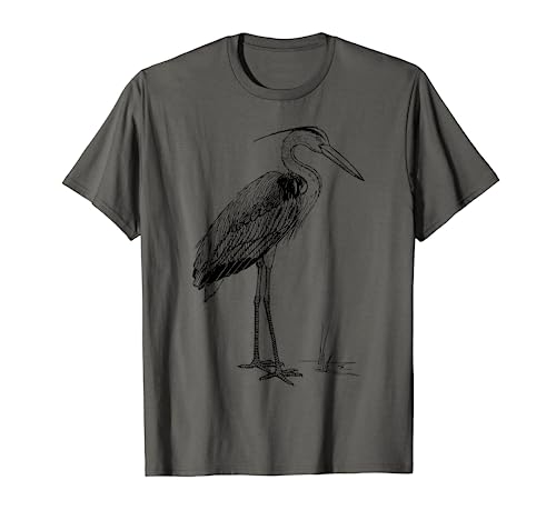 Great Blue Heron Bird T-Shirt