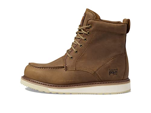 Timberland PRO Men's PRO Wedge 6 Inch Moc Soft Toe Industrial Work Boot, Coconut, 8