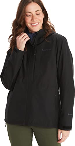 MARMOT Women's Minimalist Gore tex Jacket, Black, Medium