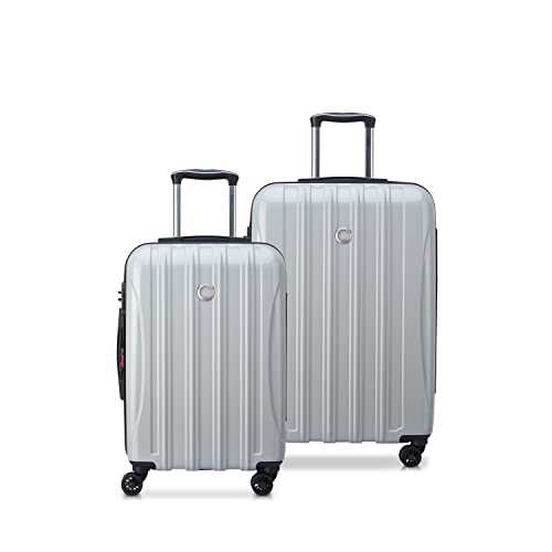 DELSEY Paris Helium Aero Hardside Expandable Luggage with Spinner Wheels, Nardo Grey, 2-Piece Set (21/25)