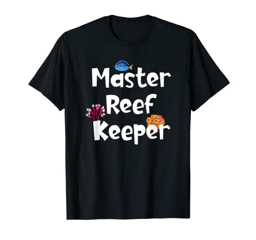 Master Reef Keeper Saltwater Aquarium Fish Lovers Corals T-Shirt