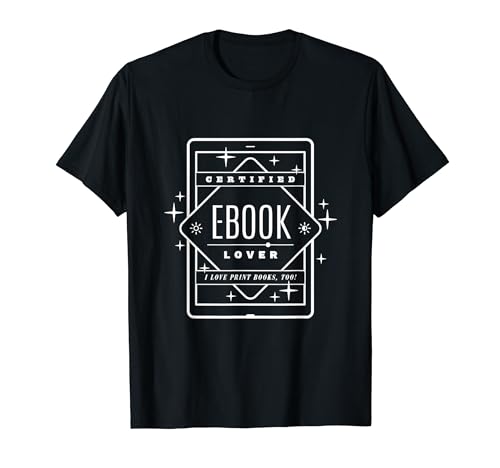 Ebook Book Lover Certified Minimalist T-Shirt