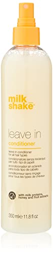 milk shake Leave-In Conditioner Spray Detangler for Natural Hair - Protects Color Treated Hair and Hydrates Dry Hair For Soft and Shiny Straight or Curly Hair, 11.8 Fl Oz