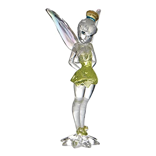 Enesco Facets Disney Tinker Bell Standing Pose Figurine, 4 Inch, Multicolor