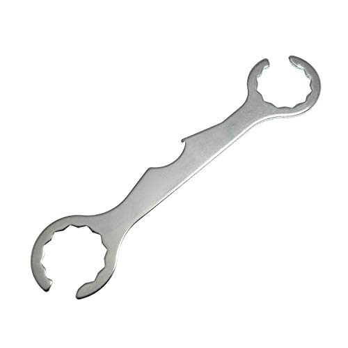 Maxmoral 1 Pack Faucet Wrench Stainless Steel Multifunctional Draft Beer Faucet Spanner for Tap Tower Coupler Tools