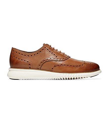 Cole Haan Men's 2.Zerogrand Wing OX Oxford, British TAN Leather/Ivy, 9