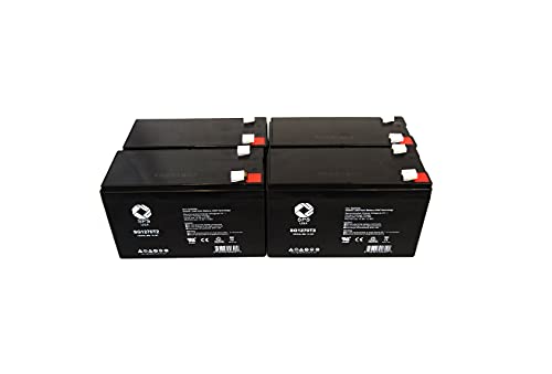 SPS Brand 12V 7Ah Replacement Battery for Fisher Scientific Group 212Z Isotemp Freezer Battery (4 Pack)