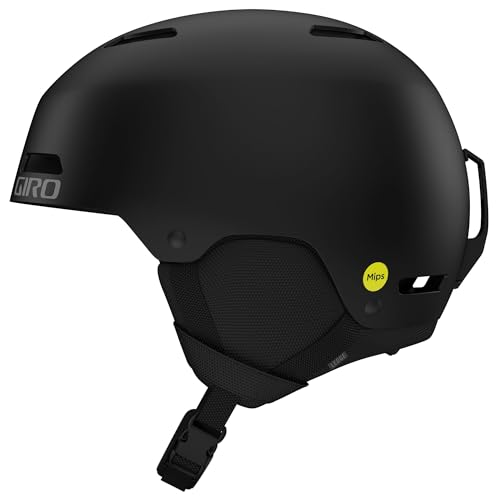 Giro Ledge MIPS Ski Helmet - Snowboard Helmet for Men, Women & Youth - Matte Black - Size M (55.5-59 cm)