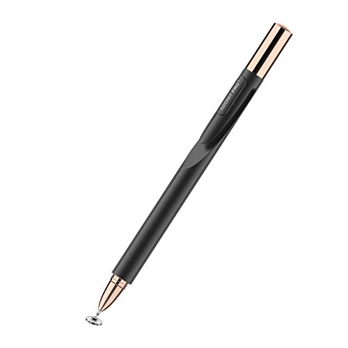Adonit Pro 4 (Black) Luxury Capacitive Stylus Pen, High Sensitivity Fine Point and Precision,Stylus for iPad, Air, Mini, Android, iPhone, Surface, Other Touch Screens, Compatible for All Touchscreens