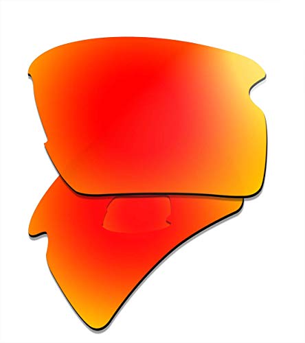 Prizo Polarized Replacement Lenses for Oakley Flak 2.0 XL Sunglasses (Fire Iridium)