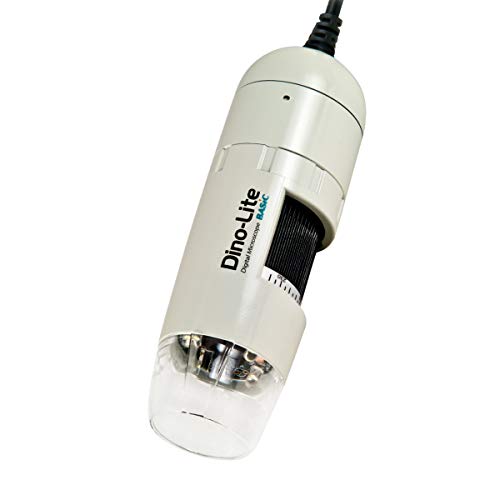 Dino-Lite Dino Lite USB Handheld Digital Microscope, 0.3MP/1.3MP/5.0MP Optical Resolution, Windows/Mac Software Included (0.3 MP Version)