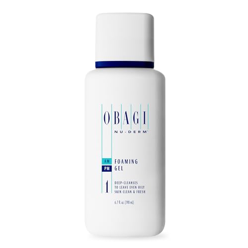 Obagi Nu-Derm Foaming Gel – Gel-Based Cleanser for Normal to Oily & Sensitive Skin – 6.7 oz