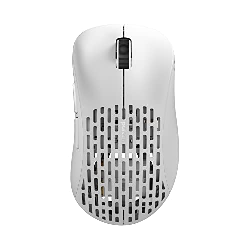 Pulsar Gaming Gears - Xlite V2 Mini Wireless Ultralight (55 g) High Performance Super Light and Fast Ergonomic Gaming Mouse 2.4Ghz 1ms 20000 DPI Optical Sensor PAW3370 (Mini, Wireless, White)