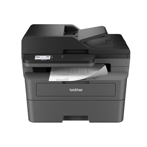 Brother MFC-L2820DW Wireless Compact Monochrome All-in-One Laser Printer with Copy, Scan and Fax, Duplex, Black & White | Includes Refresh Subscription Trial(1), Amazon Dash Replenishment Ready