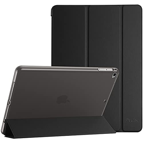 ProCase Smart Case for iPad 9.7 Inch iPad 6th 5th Generation Cases, iPad Air 2, iPad Air Case, Slim Soft TPU Stand Smart Case for iPad 9.7 2018 2017 Model iPad Air 2 Air 1 -Black