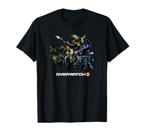 Overwatch 2 Dark Group Action Shot T-Shirt