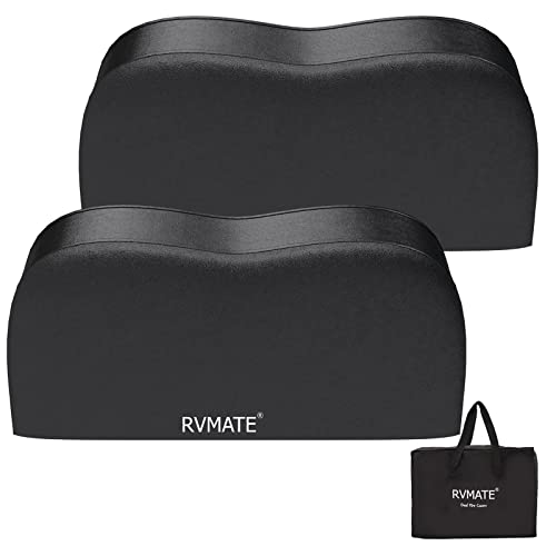 RVMATE RV Tire Covers, Dual Axle Wheel Cover (2 Pack) Fits 30'-33' Diameter Tires, Waterproof Anti-UV Black Dual Tire Covers RV Accessories for RV/Truck/Trailer