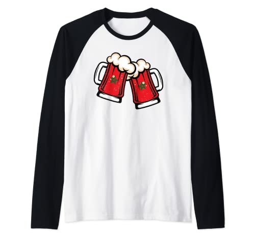 Morocco Flag Beer Mug - Cool Moroccan Beer Raglan Baseball Tee