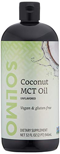 Amazon Brand - Solimo MCT Liquid Coconut Oil, Unflavored, 32 fl oz (Pack of 1)