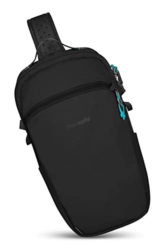 Pacsafe ECO 12L Anti Theft Sling Backpack, ECONYL Black