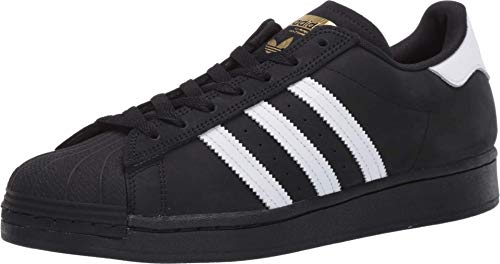 adidas Skateboarding Superstar Core Black/Footwear White/Gold Metallic 9.5