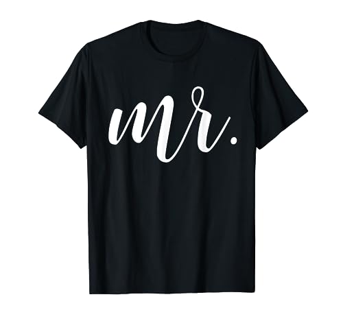 Mr Tshirt. Tee. Shirt. Mrs Tshirt Set. Just Married.