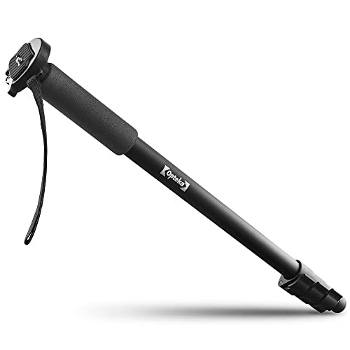 Opteka 72-Inch Photo Video Monopod with Quick Release for Digital SLR Cameras and Camcorders Black