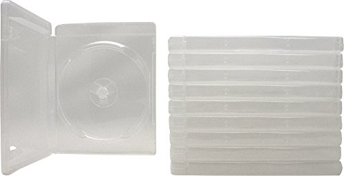 Square Deal Recordings & Supplies (10) Empty Standard Clear 14MM Replacement Boxes - Compatible With Playstation 3 (PS3) - #VGBR14PS3CL