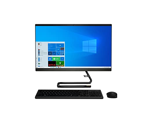 Lenovo IdeaCentre AIO 3i 24' All-in-One Computer, Intel Core i5-10400T, FHD Display, 16GB RAM, 1TB HDD, 256GB SSD, DVD RW Drive, Windows 10