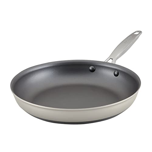 Anolon Achieve Hard Anodized Nonstick Frying Pan/Skillet, 12 Inch, Silver
