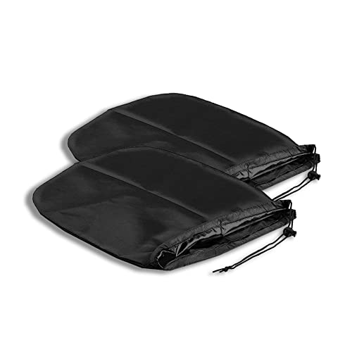 2 PCS Car Side Mirror Snow Cover, Waterproof Side View Mirror Covers, Snow Ice Mirror Covers, Frost Guard Mirror Cover, Car Mirror Accessories Mirror Snow Cover Fit for All Cars (Black)