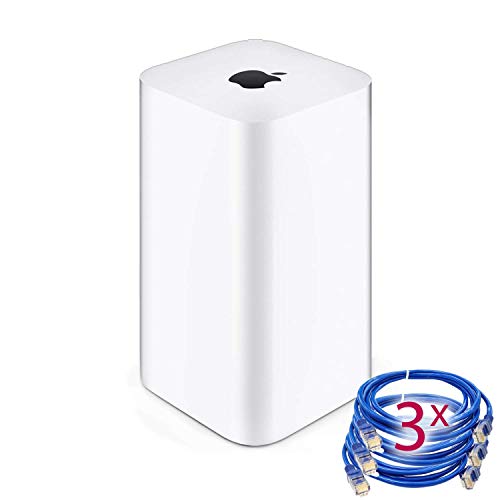 Airport Extreme (6th Generation) + 3 Ethernet Cables (Renewed)