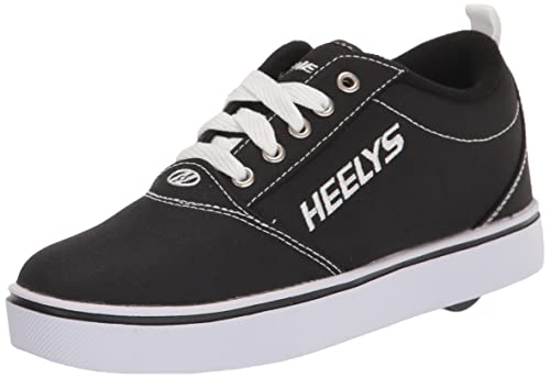 Heelys Footwear Wheeled Heel Shoe, Black, 3 US Unisex Big Kid