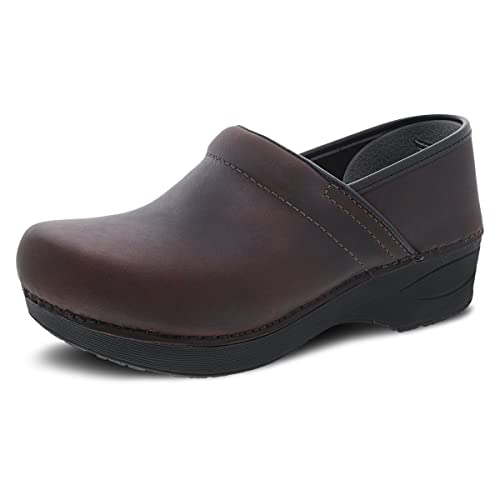 Dansko XP 2.0 Clogs for Women-Lightweight Slip-Resistant Footwear for Comfort and Support-Ideal for Long Standing Professionals-Nursing, Veterinarians, Food Service, Brown Waterproof 7.5-8 M US