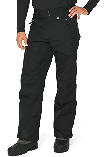 Arctix Men's Mountain Insulated Ski Pants, Black, Large/32' Inseam