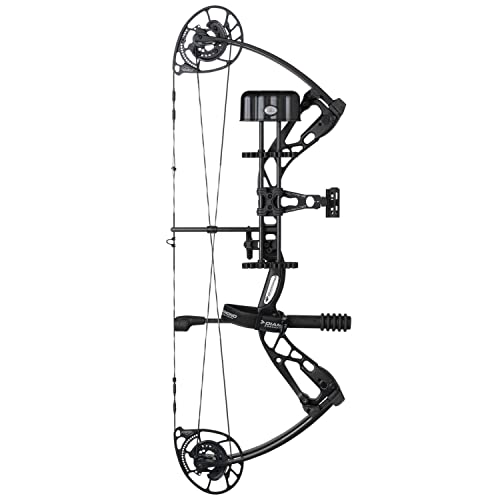 DIAMOND ARCHERY Alter Versatile Fully Adjustable Durable Accurate Stable Compound Bow, Black, Left Hand