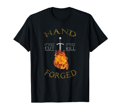 Hand Forged It Will Cut Knife Forging T-shirt