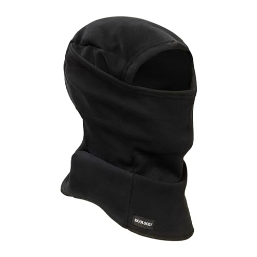 Ski Mask Balaclava Cold Weather Warm and Fleece Face Mask Neck Warmer Full Face Mask for Boys Girls Black