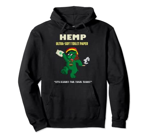 Funny Earth Day Hemp Toilet Paper Sustainable Hemp Products Pullover Hoodie