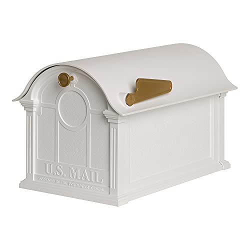 Whitehall Balmoral Mailbox - White,Extra Large