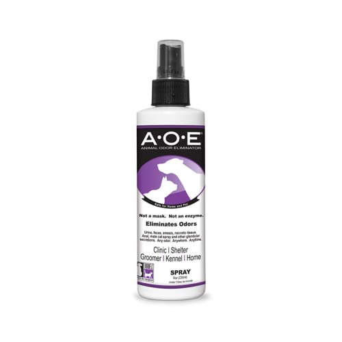 Odorcide Animal Odor Eliminator Spray – Ready to Use Pet Odor Eliminator for Strong Odor – Secretions, Spray, Feces & Urine Odor Eliminator – Safe, Non-Enzymatic Dog & Cat Odor Eliminator (8 oz)
