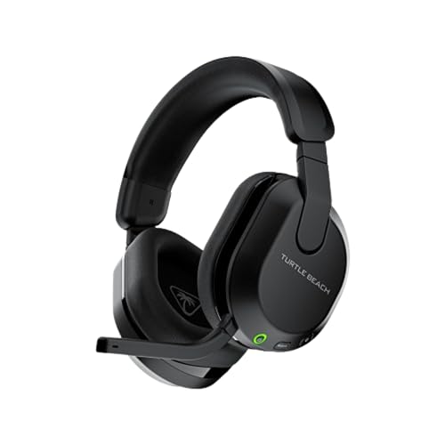 Turtle Beach Stealth 600 Wireless Multiplatform Amplified Gaming Headset for PS5, PS4, PC, Nintendo Switch & Mobile – Bluetooth, 80-Hr Battery, Noise-Cancelling Flip-to-Mute Mic, 50mm Speakers – Black
