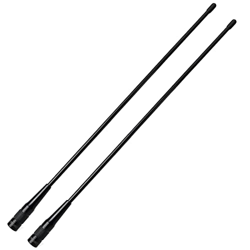 Dual Band SMA Male 144/430mhz Flexible Whip Handheld Antenna Soft for Ham Two Way Radio for YAESU VERTAX VX-3R VX-5R PUXING WouXun Walkie Talkie 2pcs