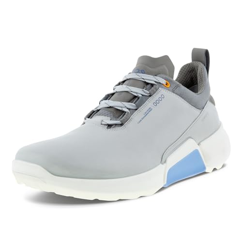 ECCO Men's Biom Hybrid 4 Gore-TEX Waterproof Golf Shoe, Concrete, 10-10.5