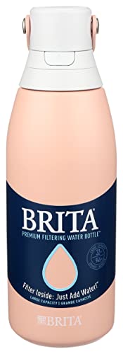 Brita Brita Stainless Steel Water Bottle with Filter Rose 32oz, 1 EA