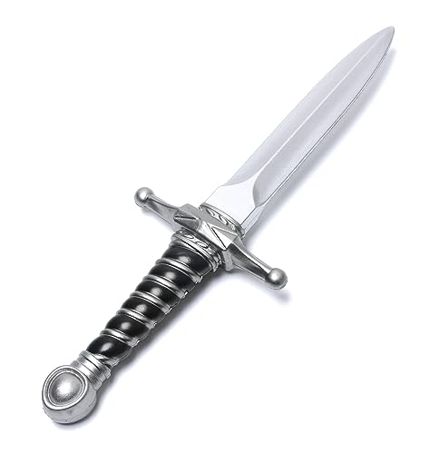 DAYSTART 15' Foam Short Sword Prop, Dark Assassin Dagger for Costume Accessory, 1 Pack