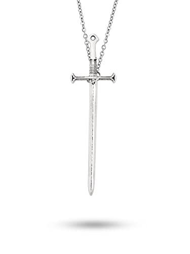 Sacina Gothic Sword Necklace, Zinc Alloy Sword Pendant, Gothic Necklace, Halloween Necklace, Christmas New Year Jewelry Gift For Women